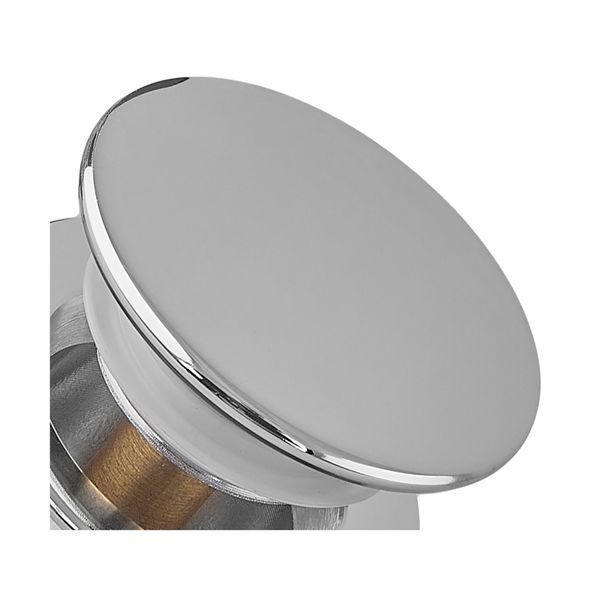 Донный клапан для раковины Koer PW-11-01 1 1/4'' универсальный (с/без перел) СLICK-СLACK (Цвет хром) (KR5790) KR5790 фото