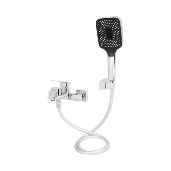Змішувач для ванни Qtap Capricorn з душовим гарнітуром Chrome (k35) QTCAP3060102C48222 SD00054346 фото
