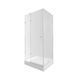 Набор Qtap душевая кабина Capricorn CRM1018RC6 Clear 2020x1000x800 мм + поддон Tern 301812C 100x80x12 см с сифоном