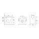 Унитаз подвесной Mixxus Premium Quadro-0302-R 530x360x365mm, система смыва Rimless (MP6454) MP6454 фото 6