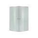 Душова кабіна Lidz Latwa SC80x80.SAT.HIGH.FR, скло Frost 4 мм без піддона