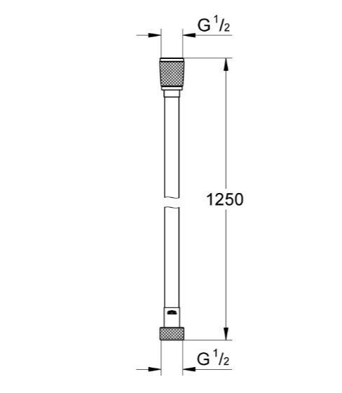 Душевой шланг 1250 мм Grohe Silverflex (28362KF1) 28362KF1 фото