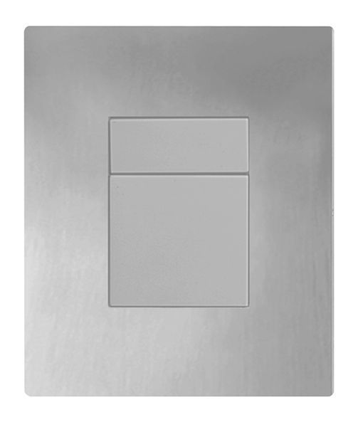 Панель смыва пластиковая Koer KT-0607-01 157x198x3mm, кнопка квадратная (KR5344) KR5344 фото