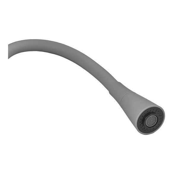 Змішувач для кухні Zerix Atrium-011-T Graphite Refl.Gray (Колір графіт+силік.вилив сірий) (ZX6107) ZX6107 фото