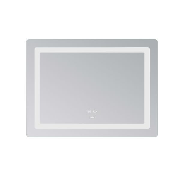 Дзеркало настінне Lidz Kubis (KU2) 800х600 мм, прямокутне, з LED-підсвічуванням Touch, антизапотіванням, димером, рег. яскравості SD00054570 фото