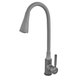 Змішувач для кухні Zerix Atrium-011-T Graphite Refl.Gray (Колір графіт+силік.вилив сірий) (ZX6107)