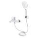Смеситель для ванны Qtap Grand (c душевым гарнитуром) QTGRACRM006 Chrome SD00039601 фото 3