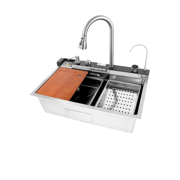 Мийка багатофункціональна Mixxus MH7546-SET-06.SUS304 DECOR з вбудованим змішувачем (MX9577) MX9577 фото