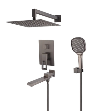 Душова система вбудована KOER KB-66009-07 3 функціі (Колір графіт) (KR5991) KR5991 фото