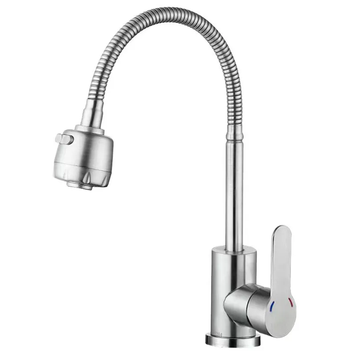 Смеситель для кухни Zerix DAX-011 Reflector из нерж. стали SUS304 (ZX4821) ZX4821 фото
