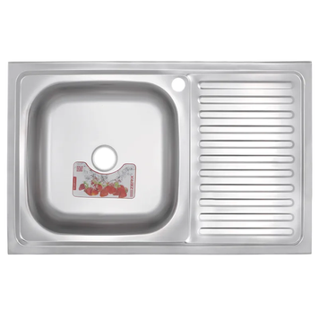 Мийка кухонна Zerix Z8050L-08-180MD (micro decor) (ZS0596) ZS0596 фото