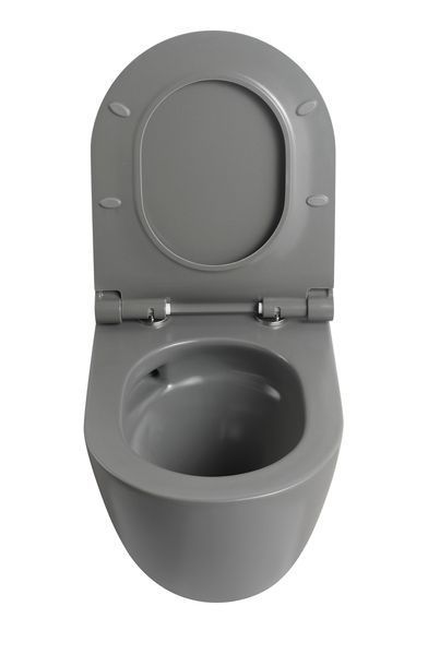 Унітаз підвісний Mixxus Premium ELLIPSE-0308-T3 GRAY 490x360x360mm система змиву TORNADO 3.0 (MP6654) MP6654 фото
