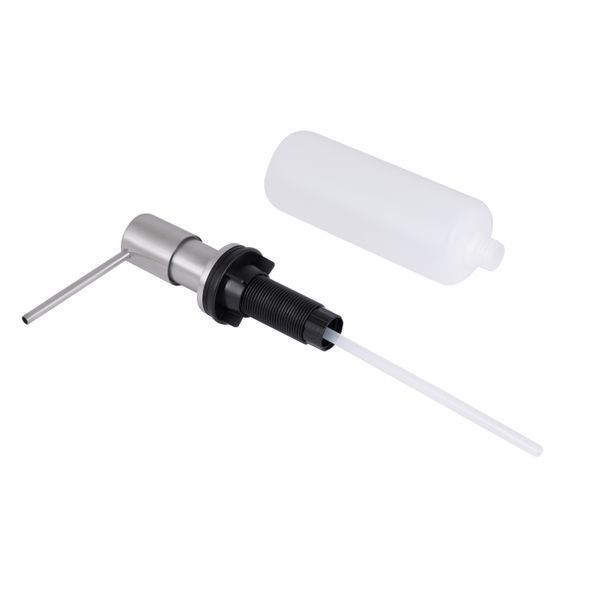 Дозатор для моющего средства Lidz LK118 круглый Brushed Steel (LDLK118BRU46400) SD00052524 фото