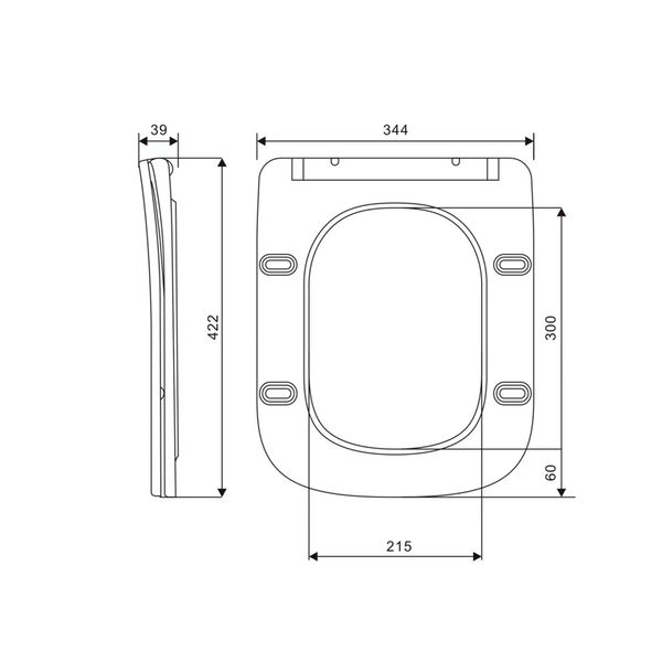 Сиденье для унитаза Qtap (Crow Ultra) с микролифтом Slim QT99SC6108W SD00052112 фото