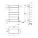Полотенцесушитель электрический Kroner KRP Stil ER900x500-8 CV036347 фото 2