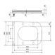 Сиденье для унитаза Qtap (Crow 490) с микролифтом Slim QT99SC6108W SD00052112 фото 2