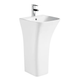 Раковина моноблок Mixxus BEVEL-1101 с отверстием под смеситель и переливом 450х435х835mm (MI6697) MI6697 фото 1