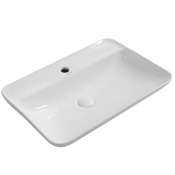 Раковина накладна Mixxus Premium BEVEL-0203 600х405х120mm з отвором під змішувач (MP6513) MP6513 фото