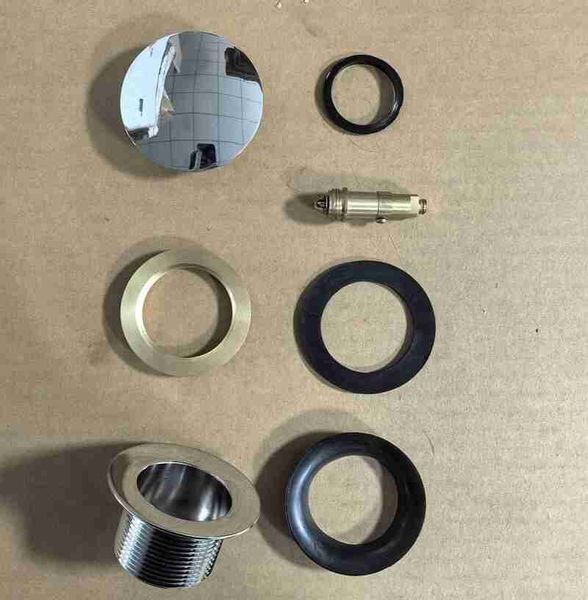 Донный клапан для ванны Koer PW-05-01 автоматический (Click-Clack) (Цвет хром) 1 1/2'' (KR3406) KR3406 фото