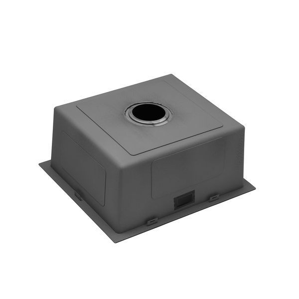 Кухонная мойка Kroner KRP Schwarze - 4843HM PVD (3.0/1.0 мм) CV022792 фото