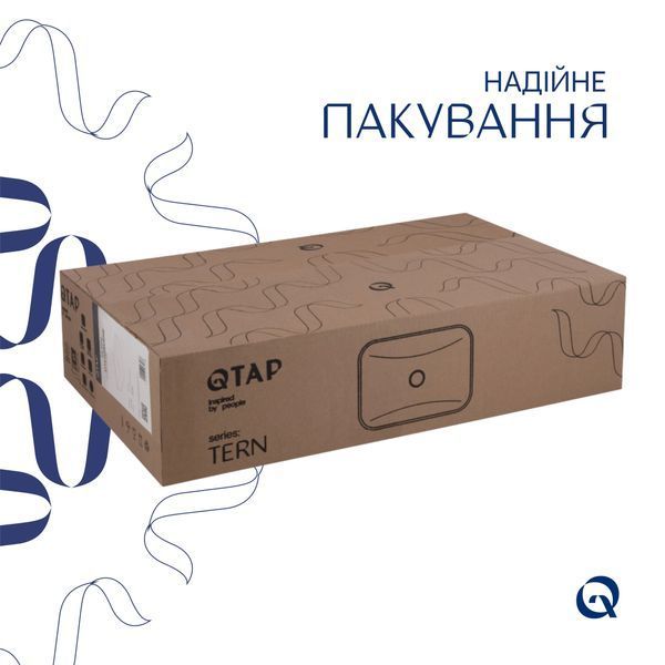 Раковина-чаша Qtap Tern 610x350x135 White QT17118140W SD00052922 фото