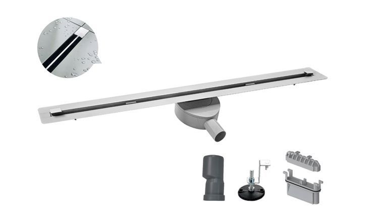 Душевой трап "Тонкий" из нержавеющей стали SUS304 Koer FD07-20x700-Slender (KR5136) KR5136 фото