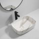 Раковина накладная Mixxus Premium BEVEL-0102 MARBLE 495х370х135mm (MP6519) MP6519 фото 6