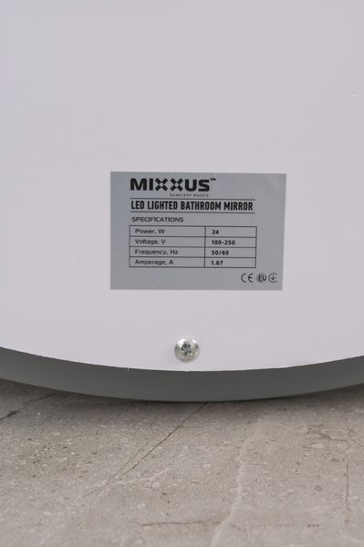Зеркало Mixxus PLAIN MC03-60 с Led Touch, Anti-fog, димером, регулятором яркости (MI6662) MI6662 фото