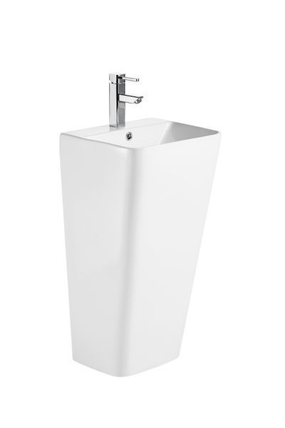 Раковина моноблок Mixxus STYLE-1101 с отверстием под смеситель и переливом 440х380х830mm (MI6696) MI6696 фото