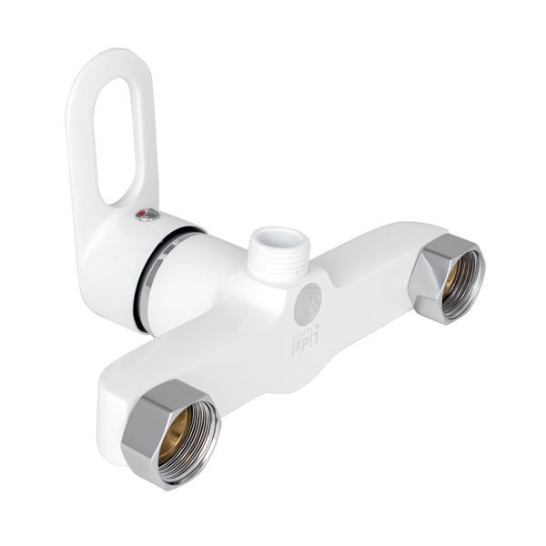 Смеситель для душа Lidz Latwa 010 (с душевым гарнитуром) (k40) LDLAT010WHI45426 White SD00051550 фото
