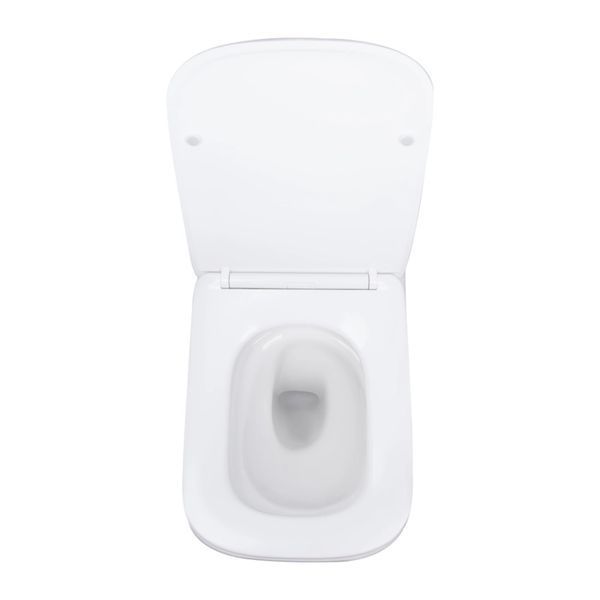 Готове рішення Qtap для ванної кімнати: підвісний унітаз Tern Ultra Quiet 525x345x360 + комплект інсталяції Nest 4 в 1 (кругла клавіша Chrome) SD00053632 фото