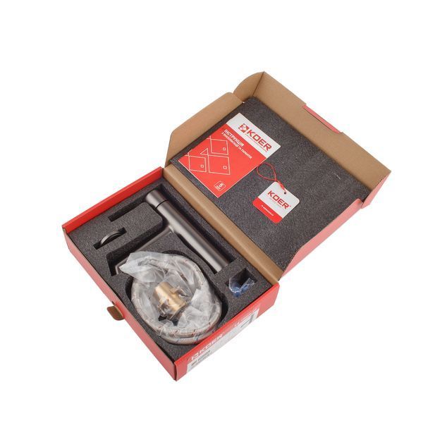 Змішувач для умивальника Koer KB-10029-07 Колір графіт (KR5495) KR5495 фото