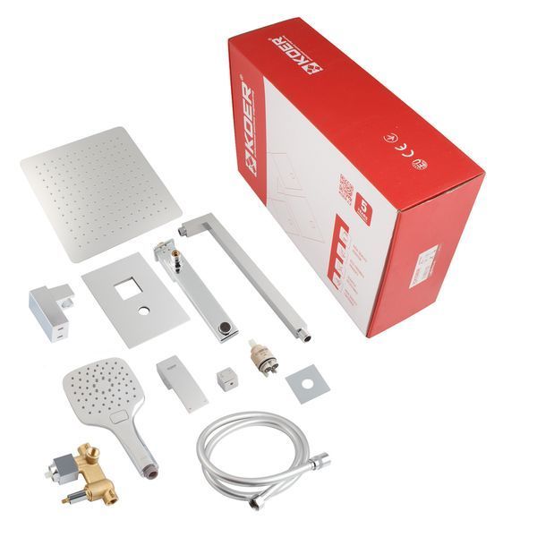Душевая система встраиваемая Koer KB-66039-01 3 функции (Цвет хром) (KR5997) KR5997 фото