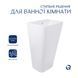 Комплект Qtap Tern: Раковина напольная моноблок 440х380х830 мм White + Донный клапан PU02O SD00053444 фото 4