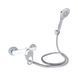 Смеситель для душа Lidz Latwa 010 (с душевым гарнитуром) (k40) LDLAT010WHI45426 White SD00051550 фото 1