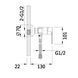 Смеситель для душа Lidz Latwa 010 (с душевым гарнитуром) (k40) LDLAT010WHI45426 White SD00051550 фото 2