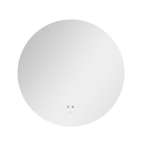 Зеркало Qtap Taurus R800 с LED-подсветкой Touch, с антизапотеванием, с диммером, рег. темп. цвета (3000-6500K) QT2478R807 SD00052315 фото