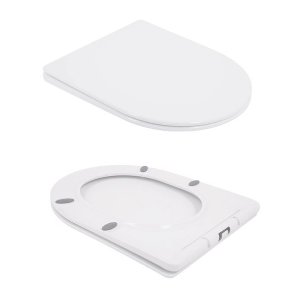 Унитаз напольный Qtap Swan Eco Ultra Quiet с сидением Soft-close 640x360x835 мм QTSWA27W48748 White SD00054872 фото