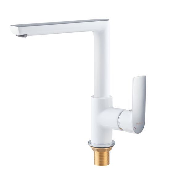 Смеситель для кухни HAIBA ALEX 018 WHITE-CHROME (HB9569) HB9569 фото