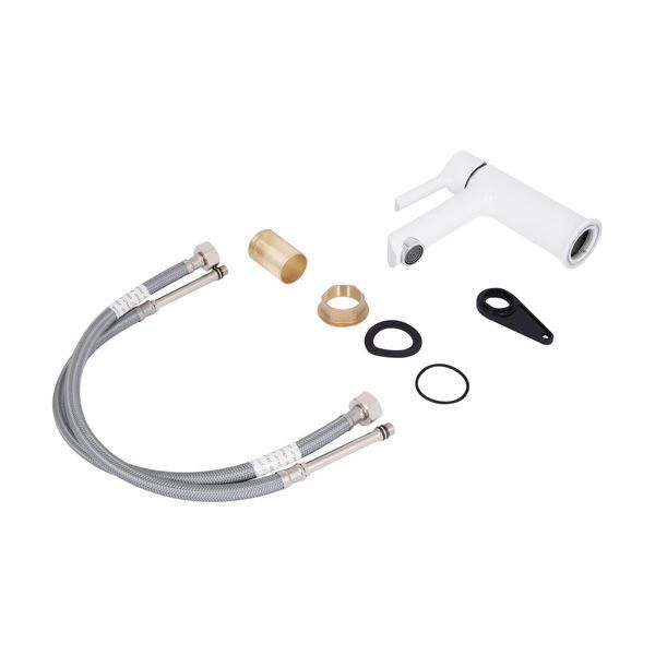 Змішувач для раковини Qtap Grand QTGRAWCR001F Chrome/White SD00039610 фото