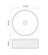 Раковина накладна Mixxus Premium WAVE-0102 MARBLE 370х370х130mm (MP6528) MP6528 фото 7