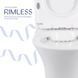 Унітаз підлоговий Qtap Presto Rimless 665&times;345&times;790 мм, White, з сидінням Slim Duroplast / Soft-close / Quick Release QT24221217AW SD00045982 фото 5