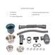 Акционный набор Lidz: мойка H6050 интегрированная Brushed Steel 3,0/1,0 мм + Смеситель Aria для кухни с гибким изливом (k35) Grey SD00057360 фото 7