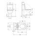 Унитаз напольный Qtap Swan Eco Ultra Quiet с сидением Soft-close 640x360x835 мм QTSWA27W48748 White SD00054872 фото 2