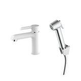 Смеситель для раковины Qtap Grand (с гигиеническим душем) QTGRA272CRW45671 Chrome/White SD00051795 фото