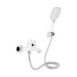 Змішувач для ванни Qtap Grand (з душовим гарнітуром) QTGRAWCR006 Chrome/White SD00039611 фото