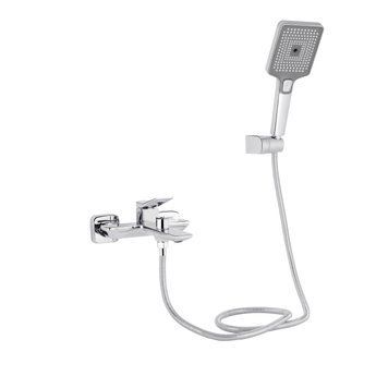 Змішувач для ванни Qtap Presto (з душовим гарнітуром) QTPRE259CRM45574 Chrome SD00051698 фото