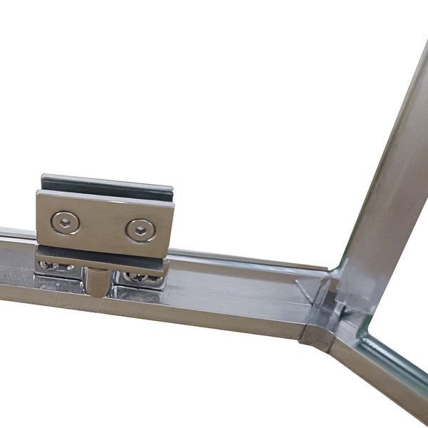 Душова кабіна без піддону Koer SR SC06-90x90x200-TR-01 прозоре скло Easy Clean 8мм, хром (KR5364) KR5364 фото