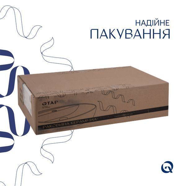 Раковина Qtap Scorpio 615х390х150 White QT1411K491WN SD00053086 фото