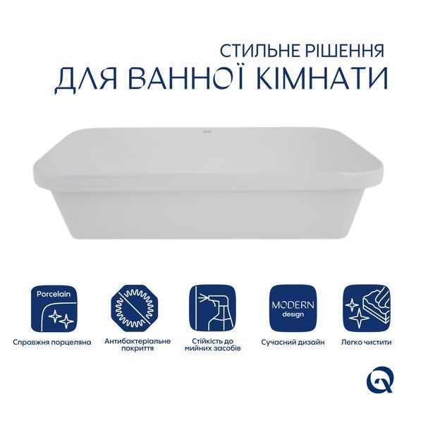 Раковина Qtap Scorpio 615х390х150 White QT1411K491WN SD00053086 фото